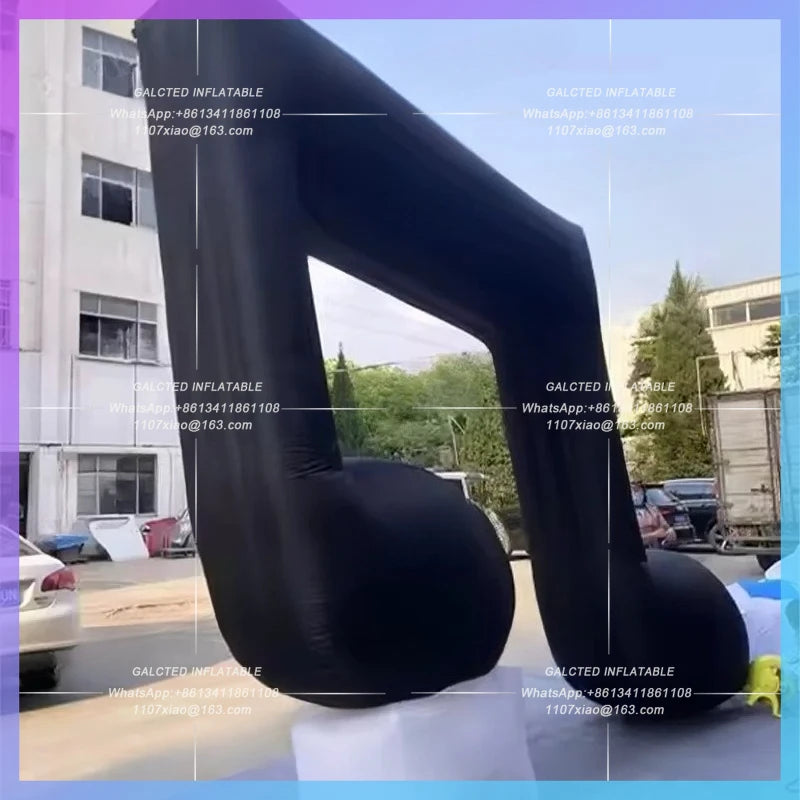 Inflatable Note Quaver Model Music Festival Decoration Giant Inflatable Eighth Note Balloon