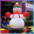 Inflatable Snowman Blow 3 Meters up Cartoon Snowman Inflatable Toys for Display Toys