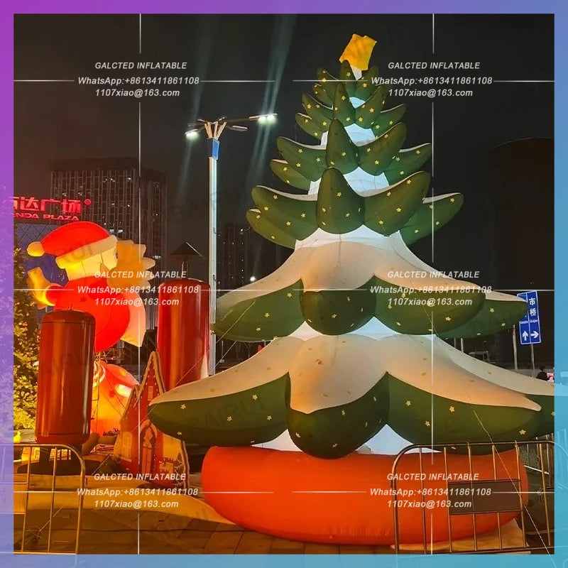 christmas tree green trees New year inflatable  for home shop store decoration
