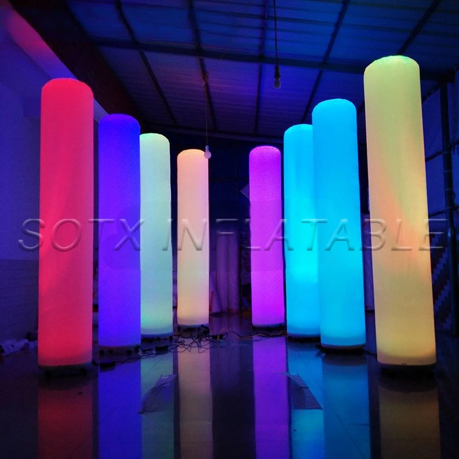 Lights for Decoration Attractive Inflatable Lighting Led Pillar wedding column Inflatable Party