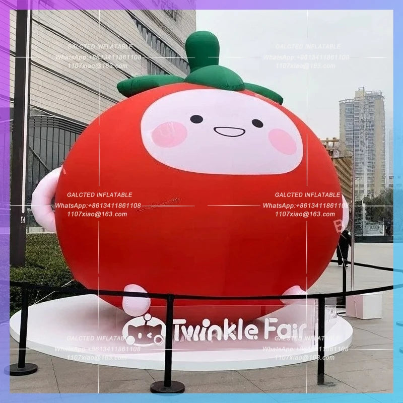 Inflatable Cartoon Character Outdoor Event Decoration Advertising  Inflatable Tomato Cartoon Character Model for Sale