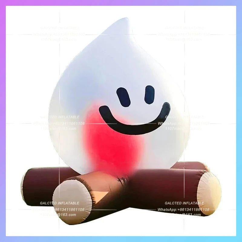 Inflatable Durian Fruit Balloon Factory Complete Giant  Durian with Air Blower for Store Promotion