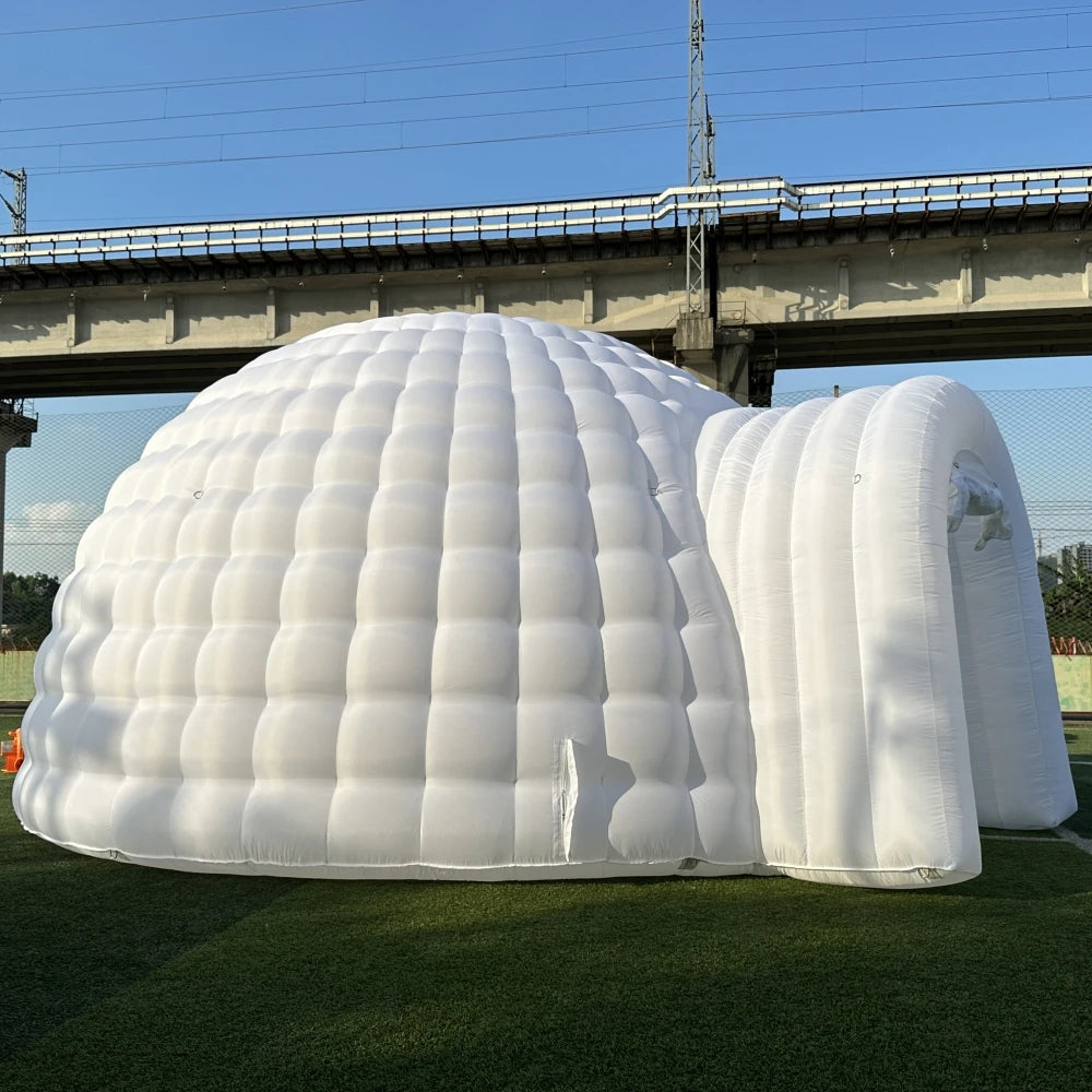 Wedding Trade Show 6m Dia.Giant Inflatable Dome Tent Inflatable Igloo Dome Bubble Tent with Door for Events Conferences