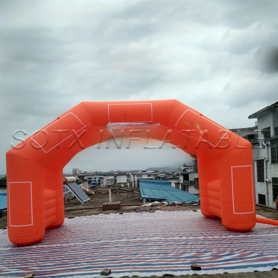 for Advertising 4 Legs Inflatable Arch Gate Start Finish Line Archway With Sticker Box