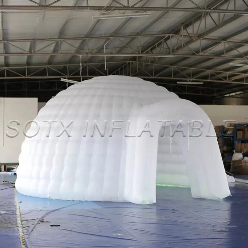Show Exhibition Dia.4/5/6M Commercial Inflatable Event Dome Tent Oxford Inflatable Igloo Dome Tent for Club Party Wedding