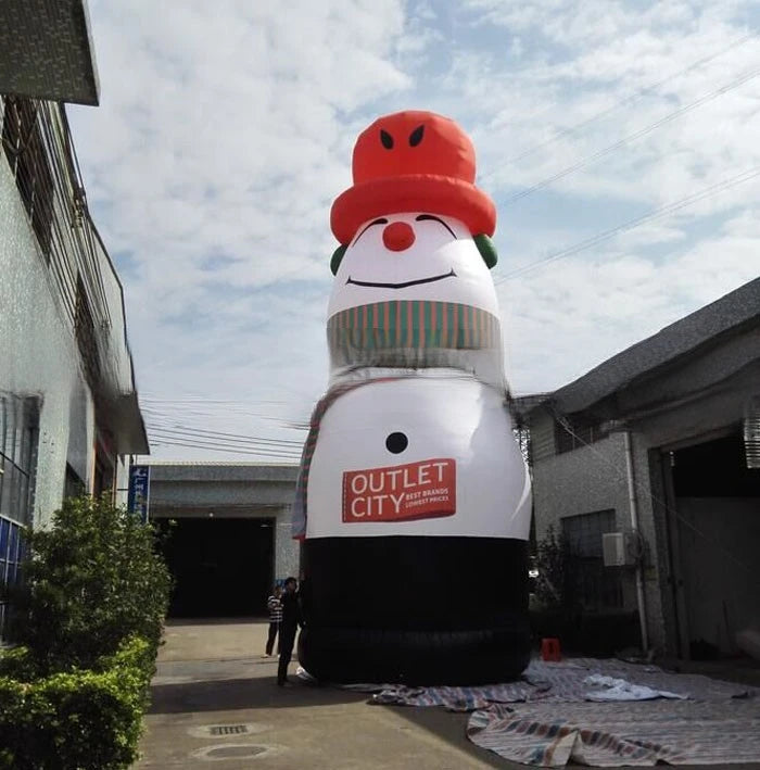 outdoor christmas Lovely giant inflatable snowman for christmas decoration