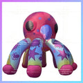 creative graffiti IP Inflatable cartoon Pink Octopus Arch model Theme Park Mall Bar drainage decoration