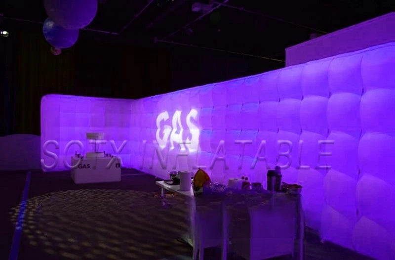 trade exhibition brightest LED inflatable background wall for