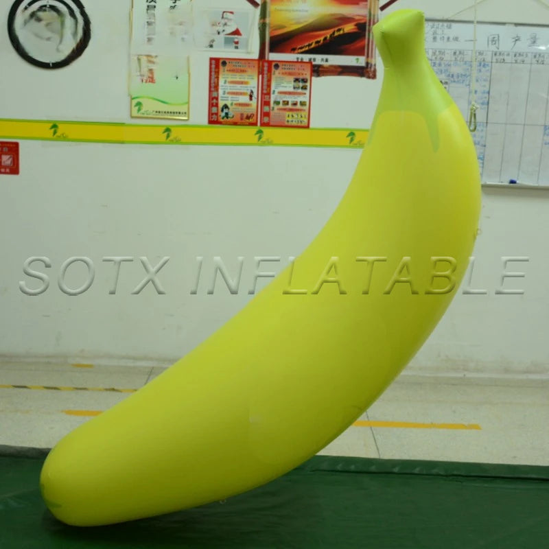 Event Show Promotion Decor 1.5mH PVC Inflatable Banana Fruit Balloon Inflatable Banana Hanging Balloon for Advertising