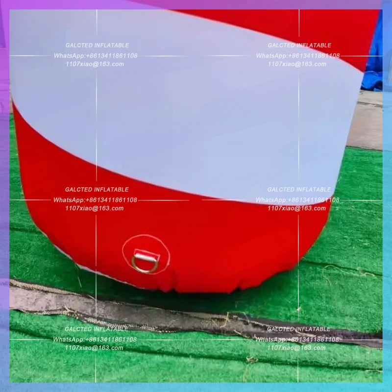 inflatable arch santa claus stick Merry christmas  red door for new year decoration