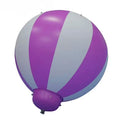 3/5ft PVC Inflatable Hot Air Balloon with Stripes for Advertising, Events, Parties, or Birthday Decoration