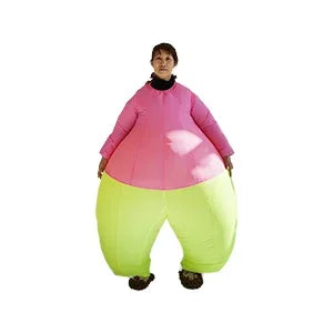 Walking Inflatable Drama Stage Performance Joker Costume Colourful Adult Wearable Blow Up Clown Suit For Circus Show