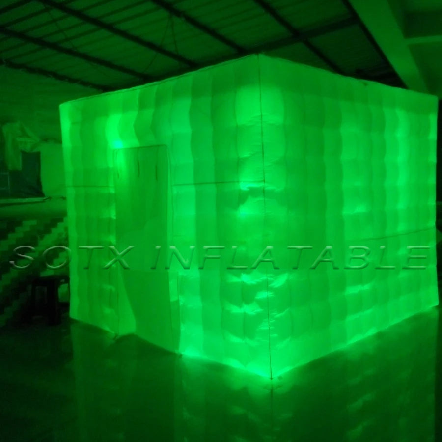 Party and Wedding China Suppliers 3mL*3mW*2.4mH Inflatable Photograph Cube Stand for