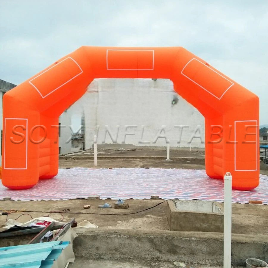 for Advertising 4 Legs Inflatable Arch Gate Start Finish Line Archway With Sticker Box