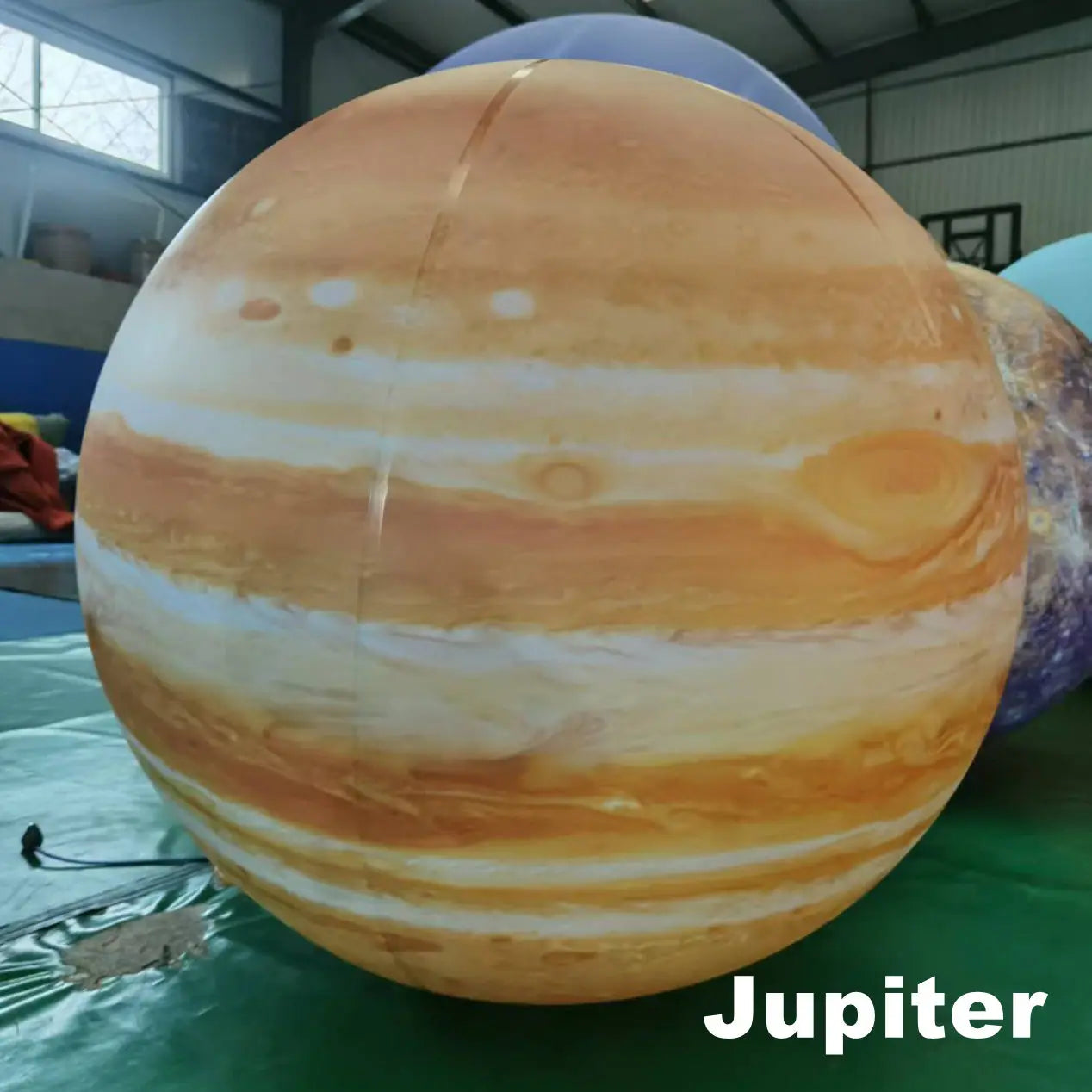 Giant LED Inflatable Solar System Planet Balloons Moon Earth Sun Jupiter Saturn Venus Mars for Party Event Stage Decoration
