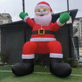 Inflatable Santa Claus With Blower Giant Outdoor Advertising Display For Christmas Decoration And Event