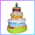 Forest Lawn wedding birthday party Inflatable Green Birthday Cake Air Model business mall anniversary lighting advertising