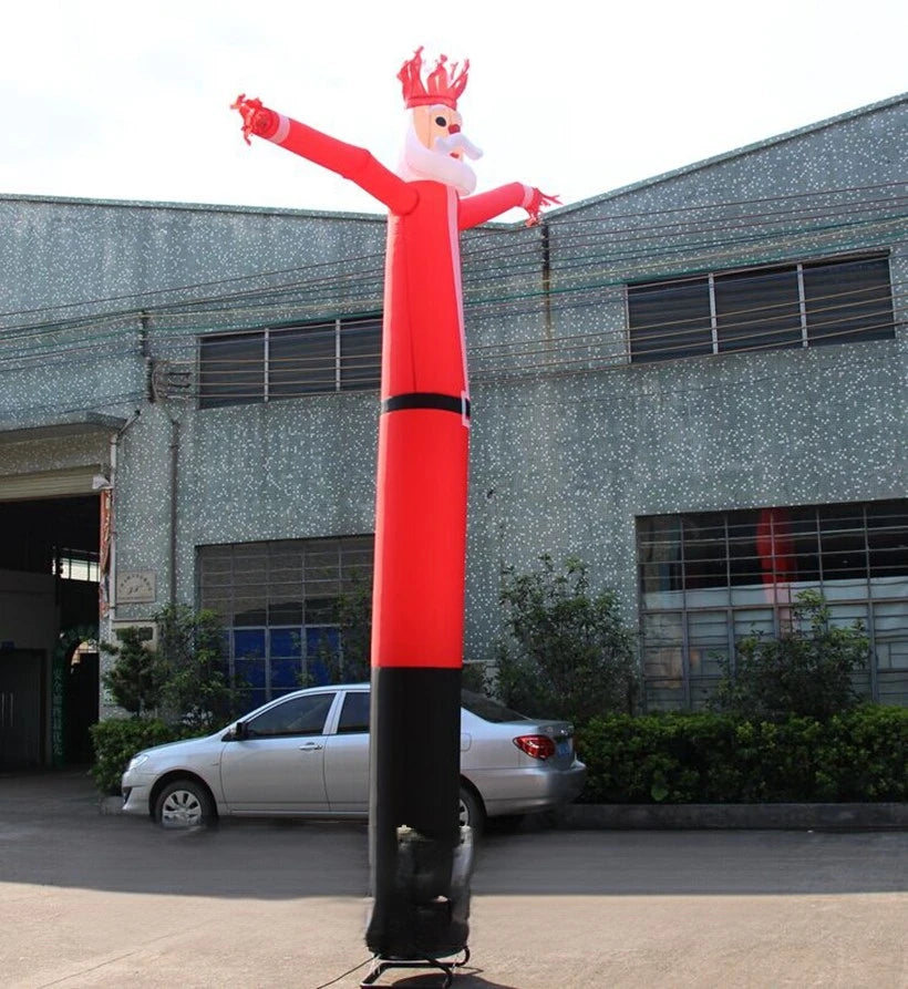 dancer for sale custom 12ft H advertising inflatable Santa Claus sky