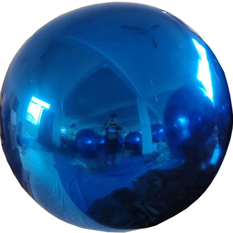 purple red Gold green white orange Sliver inflatable Mirror Ball Sphere Home Yard bar shopping mall christmas party Decoration