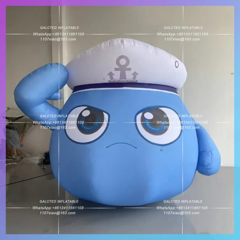 children amusement park decoration Blue cartoon navy solider cute cartoon doll