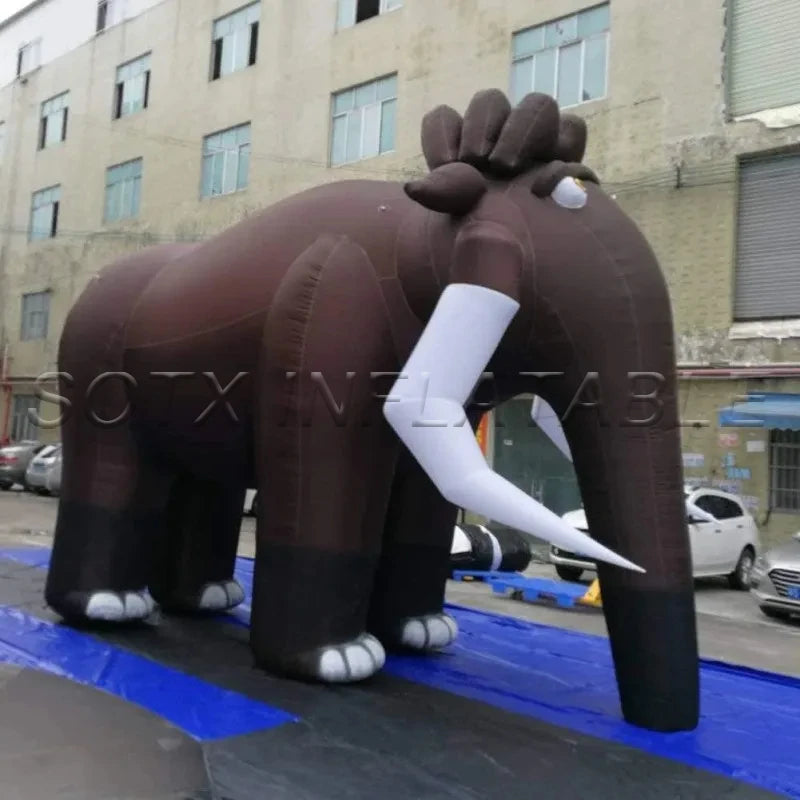 Commercial Use Giant Inflatable Elephant 6.6x4.4mH Inflatable Elephant Animal Cartoon Model for Advertising