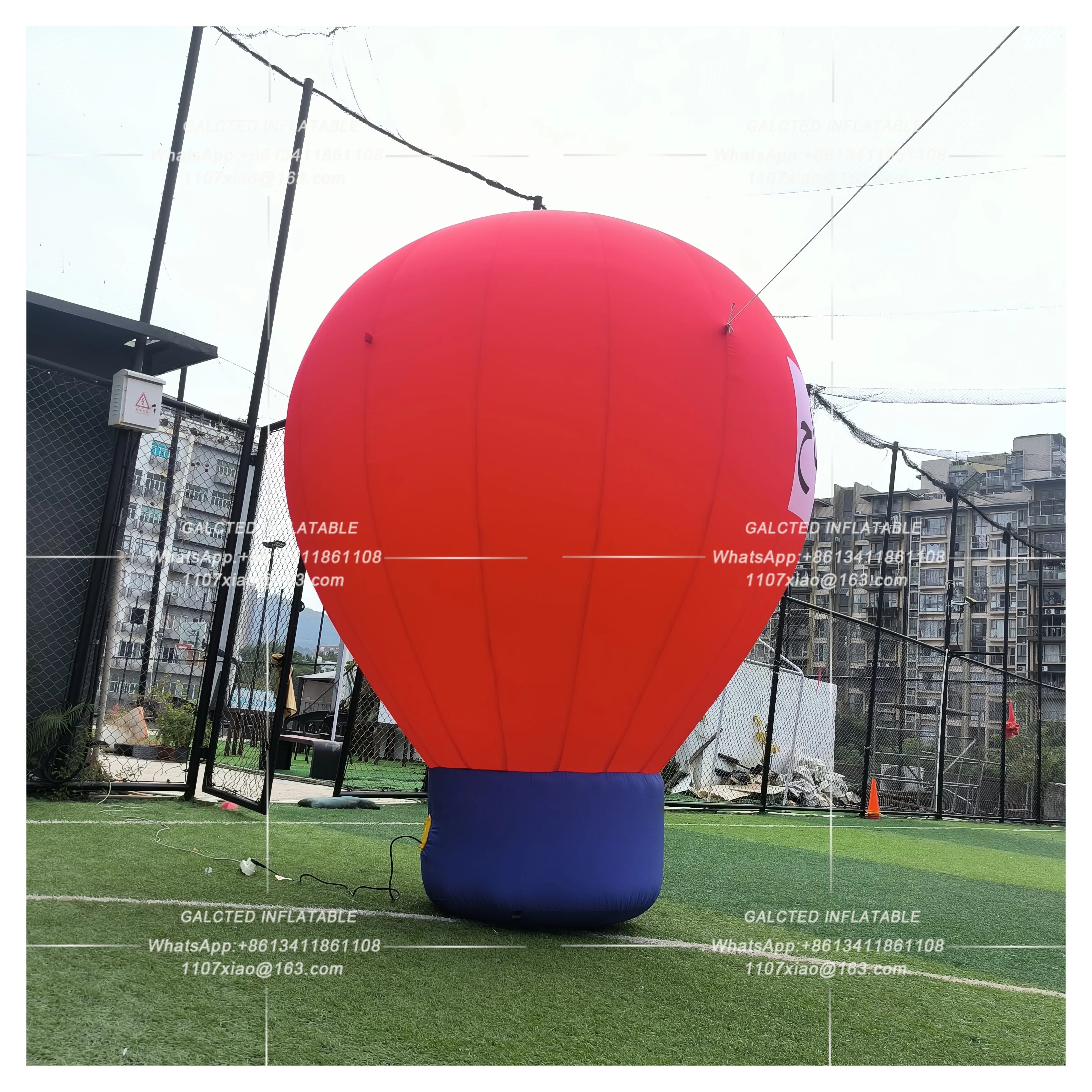 Inflatable Hot Air Balloon With Blower Giant Outdoor Advertising Event Display And Carnival Promotion