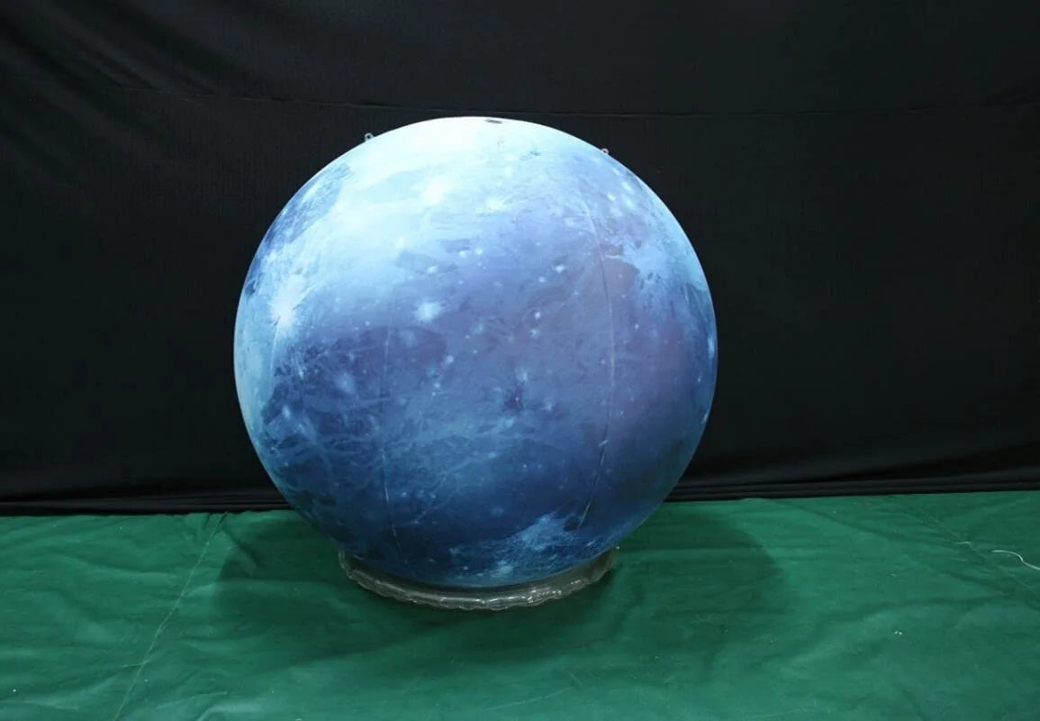 0.25mmPVC Large Inflatable Planets Solar System Inflatable Pluto Planet Balloons for Educational Institution/Planetarium