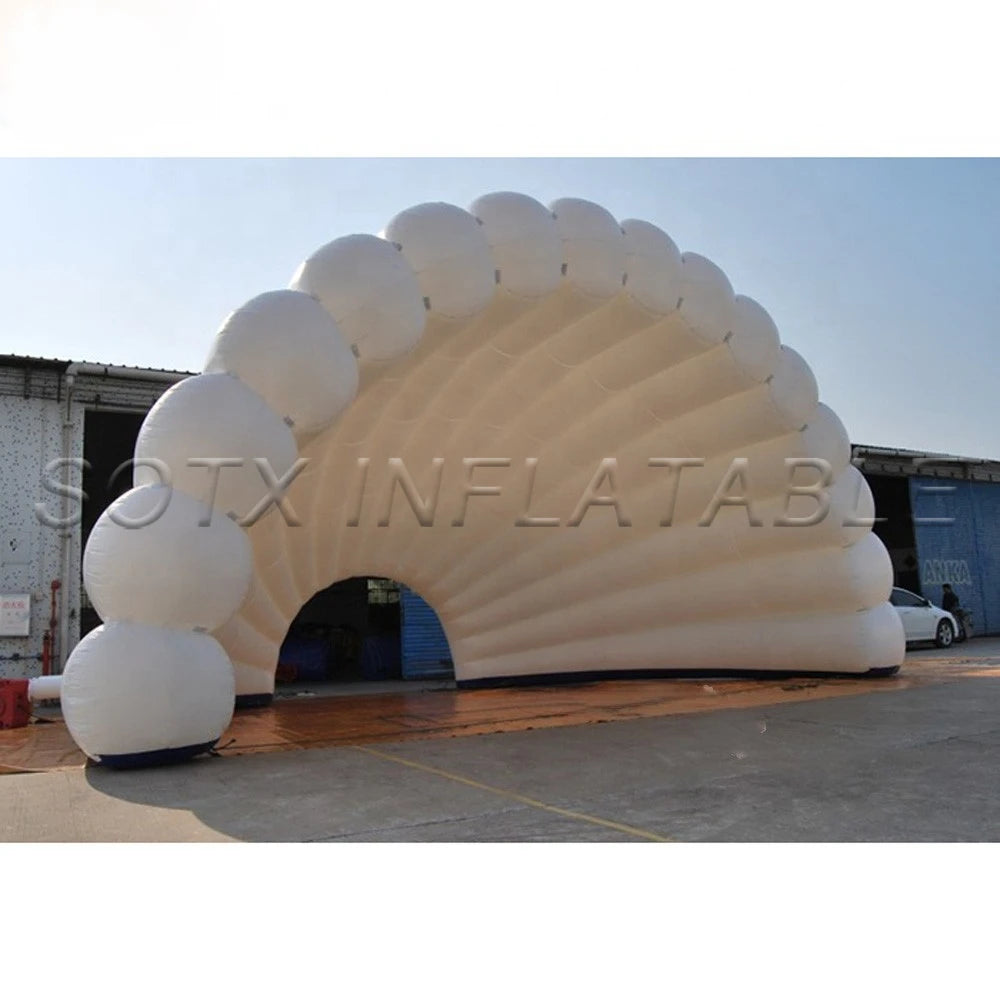 event music concert Newcommercial Igloo Large Inflatable Stage Cover White Shell dome Tents And Shelters Patio party for Wedding