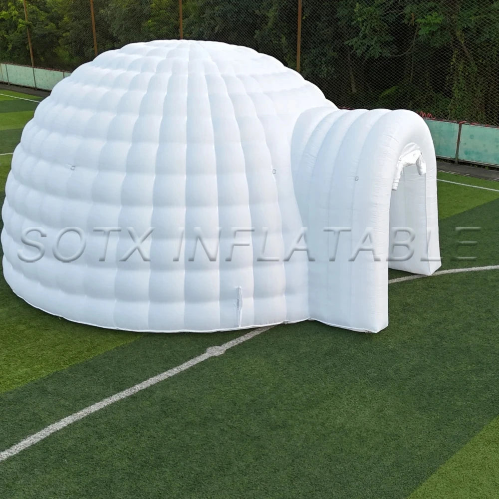 Wedding Trade Show 6m Dia.Giant Inflatable Dome Tent Inflatable Igloo Dome Bubble Tent with Door for Events Conferences