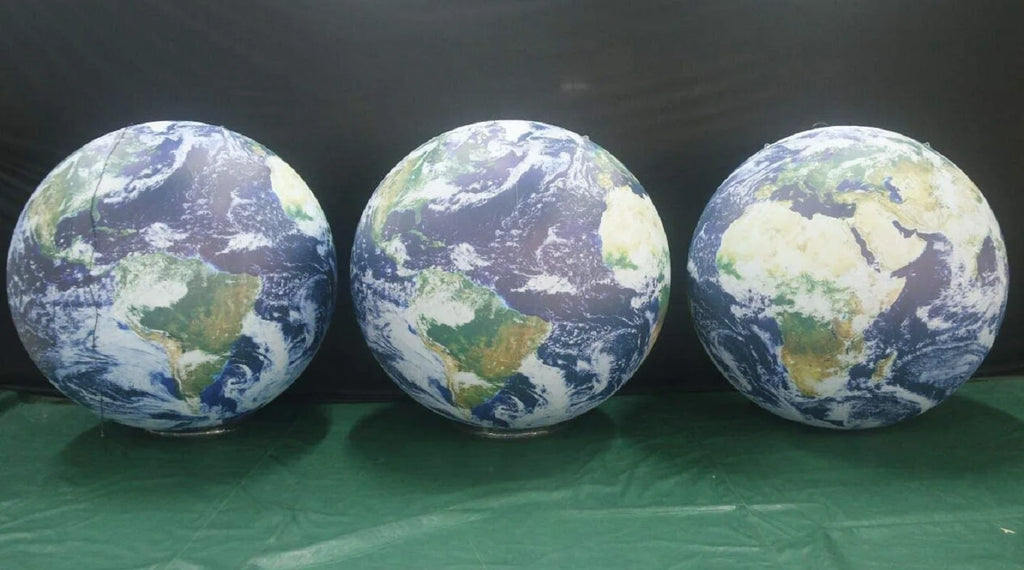 0.25mm PVC Large Inflatable Planets Solar System Inflatable Globe Earth Planet Balloons for Educational Institution/Store