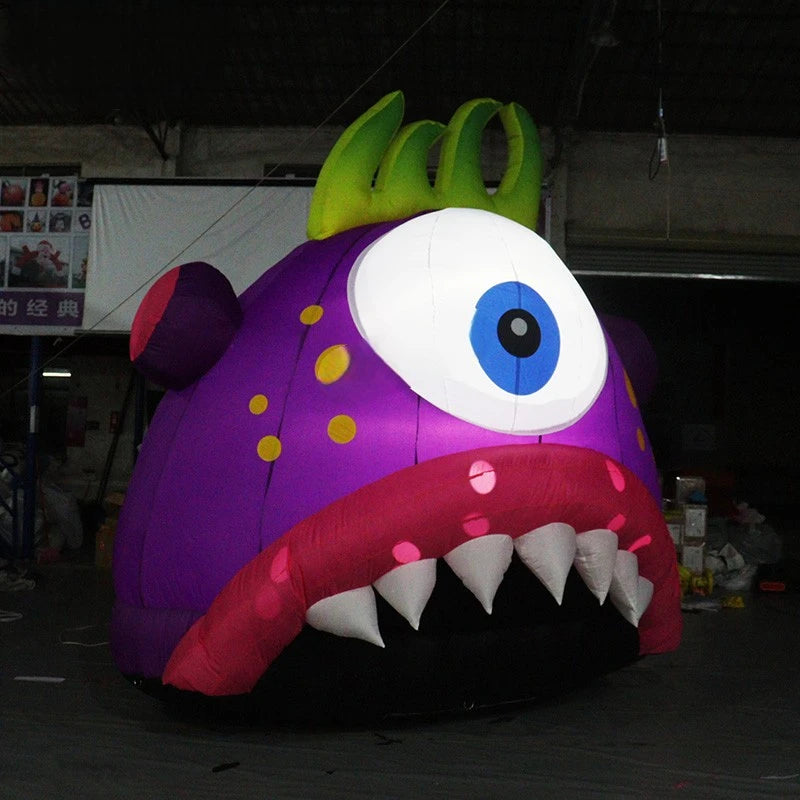 Halloween Lighting Exquisite Inflatable Monster Hand Balloon For Event Mall Building Decoration Props Toy