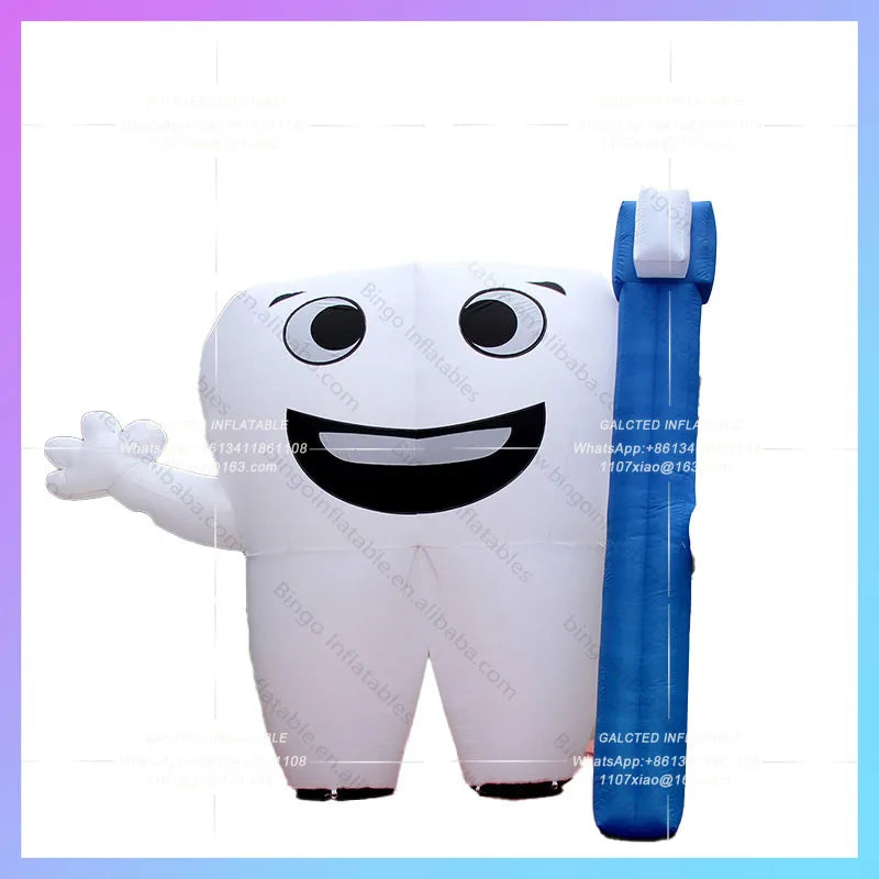 Inflatable Teeth For Dental Hospital Made 3M High  Advertising And Event Decoration-Toys