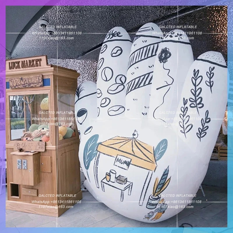 freehand Chinese wind landscape Inflatable cartoon doodle hand air model ink painting Chinese Wind Arts and Crafts Fair