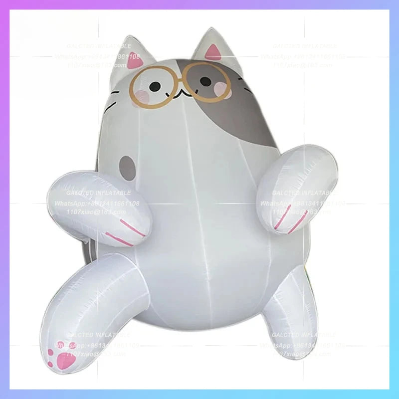 lucky cat milk cow cat air model Cartoon inflatable cute lucky animal cute pet festival fair to attract the atmosphere
