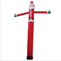 leg for advertising Factory direct inflatable Christmas santa claus sky dancers inflatable dancer single