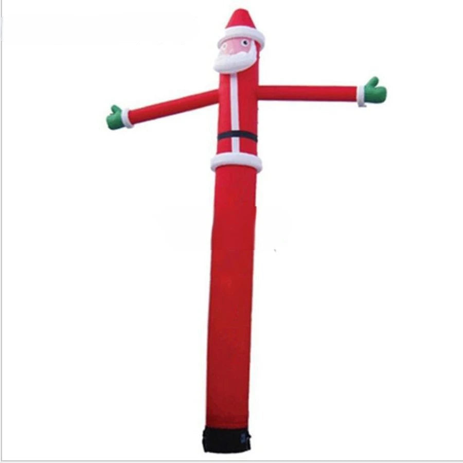 leg for advertising Factory direct inflatable Christmas santa claus sky dancers inflatable dancer single