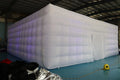 Exhibition Promotion 10x10m Giant Inflatable Lighting Tent Inflatable Marquee Cube Tent with Light for Advertising Event