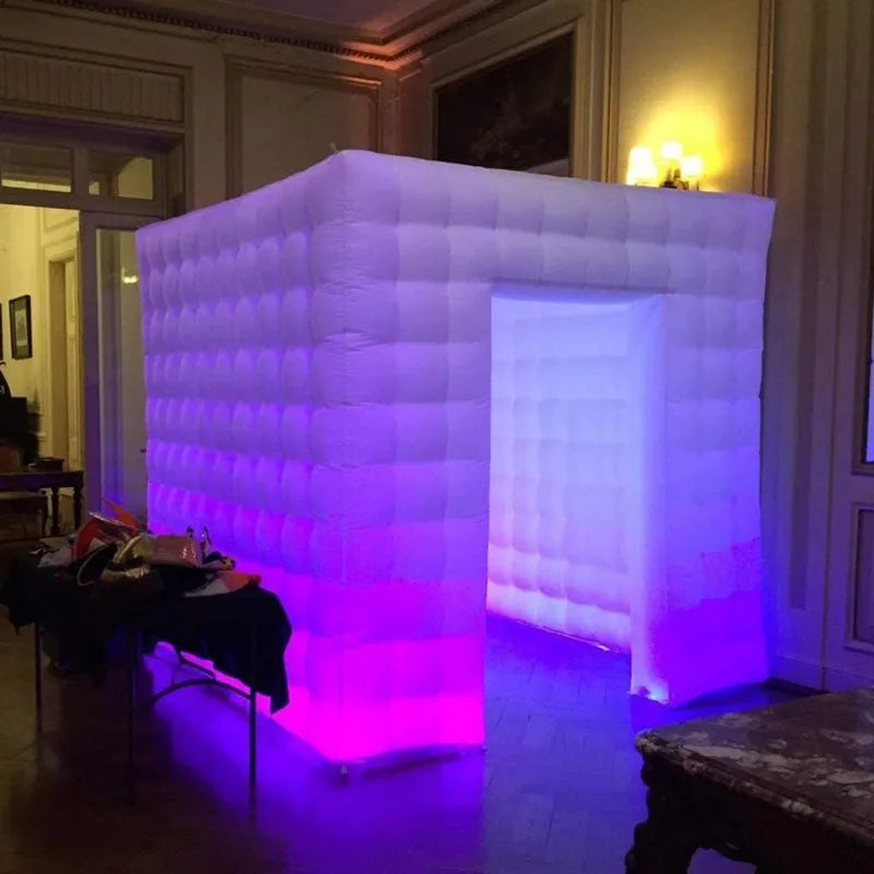 Birthday Party Wedding Event Inflatable Photo Booth Enclosure Inflatable Photo Booth Tent Backdrop Photobooth for