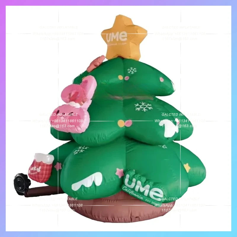 inflatable christmas tree for festival shop Courtyard decoration celebration decoration