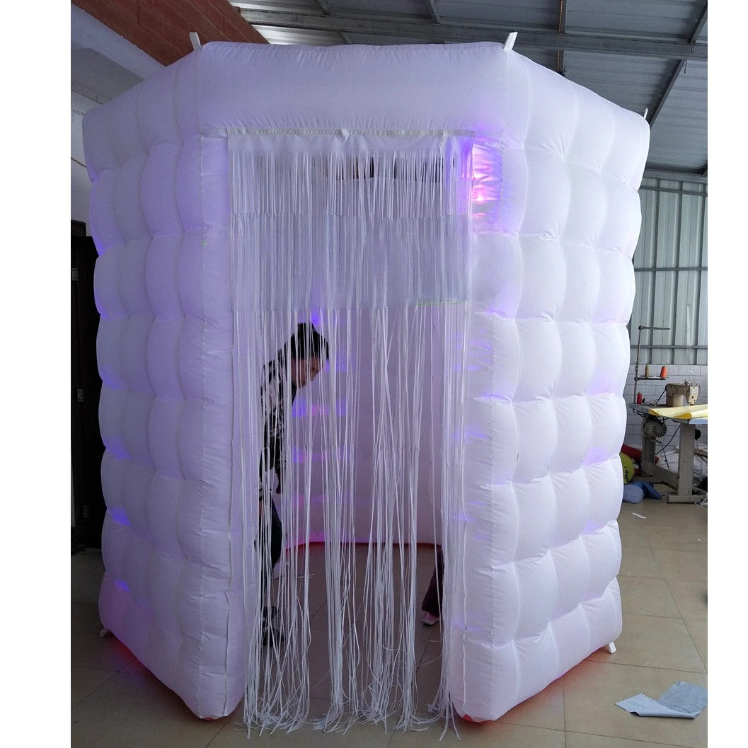 event station for sale 1 door with curtains inflatable octagon photo booth enclosure,cabinet/trade show canopy tent