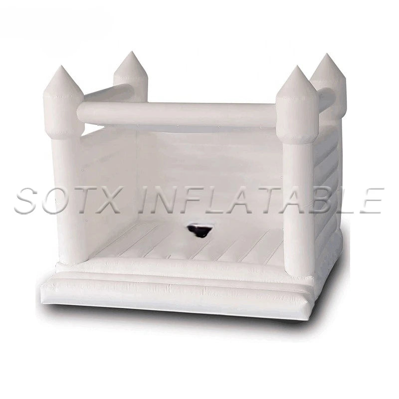 Jumping Bed for Wedding Inflatable White Wedding Bounce House Castle PVC Inflatable Bouncy Castle Bounce House Bridal