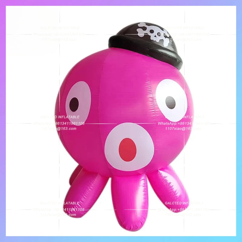 Theme Air Model Fresh Beach Bazaar Inflatable cartoon cute Octopus Octopus Ocean night market bar atmosphere interaction
