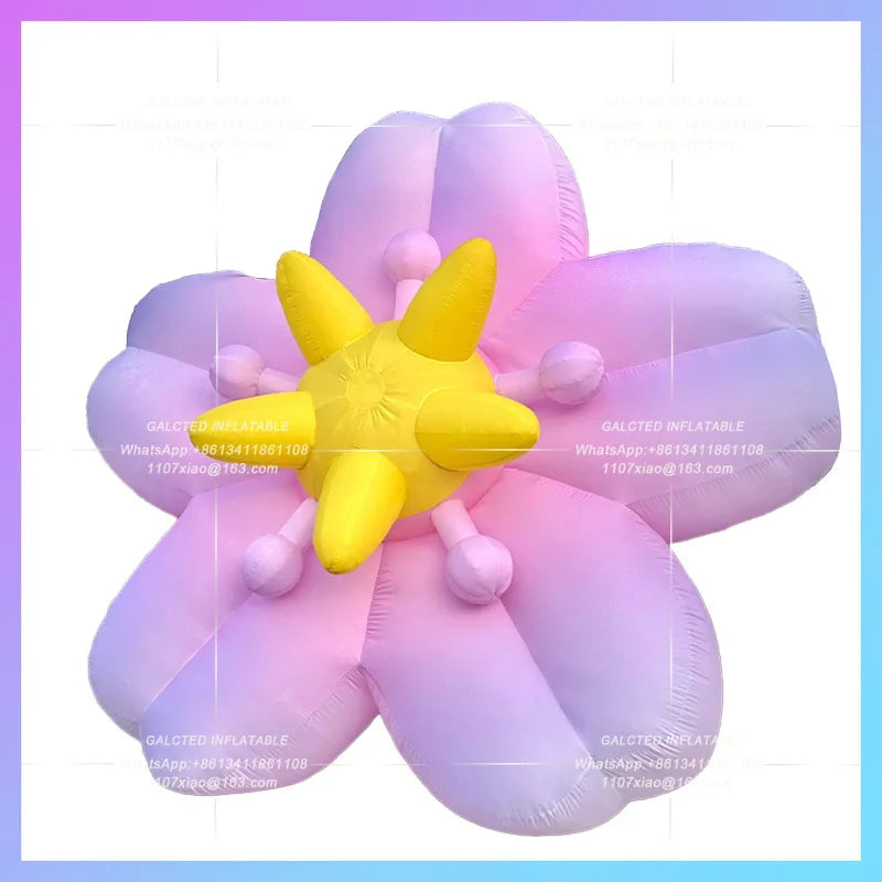 inflatable decoration cherry bloom,Spring outdoor peach flower, lotus air blow flower