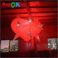 Inflatable Heart with LED Lighting Inflatable Heart Shape Balloon for Valentines' Day Wedding Decoration