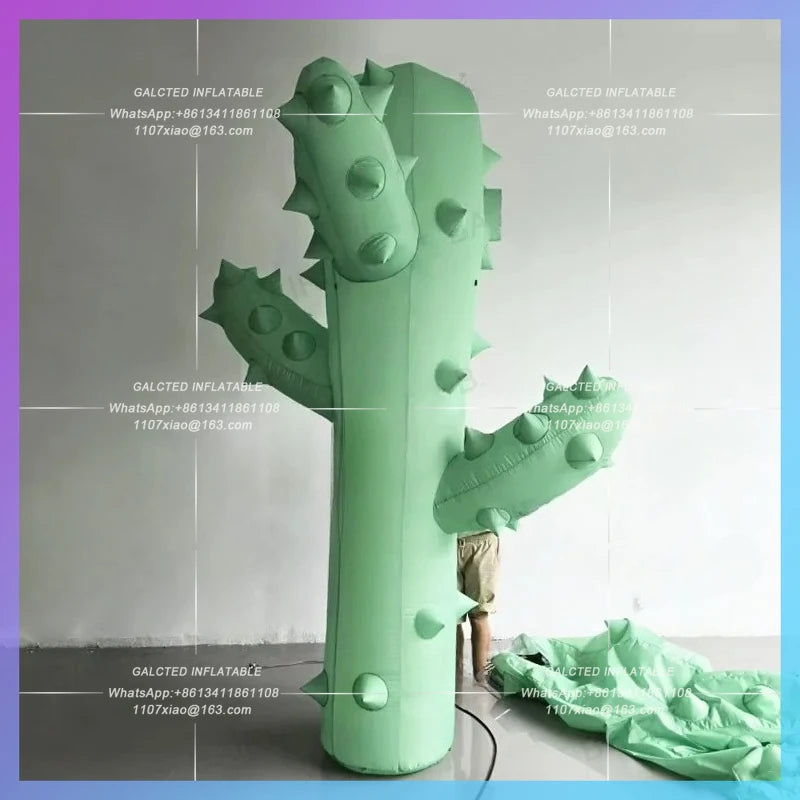 new year courtyard party Huge inflatable christmas tree santa claus trees big annual meeting decoration