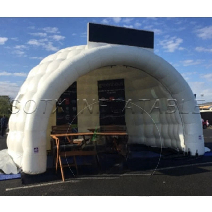 Event/Camping Made By Good Selling Giant White Inflatable Igloo Booth /Infltable ShelterFor Outdoor Sports