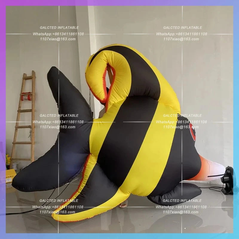 Plaice Underwater World Marine Large inflatable tropical fish model simulation Theme Park Stage Parade Interactive Props