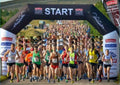 Events in UK 6m L x 4m H Inflatable Black Start Line with Logo Printing for Race
