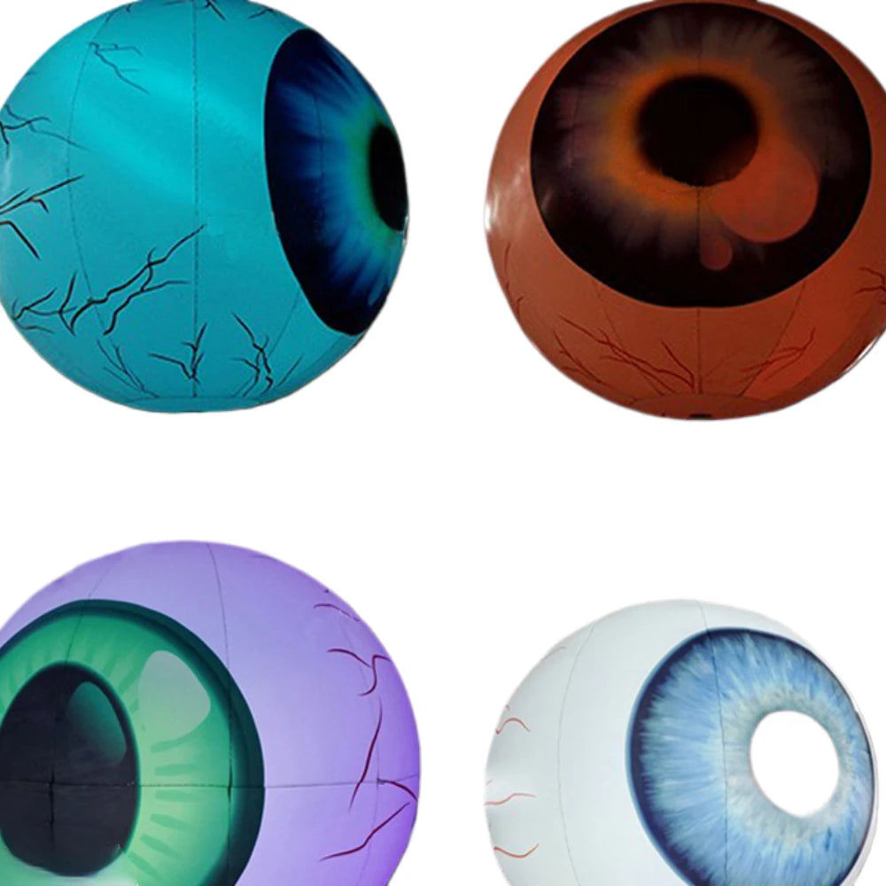 Inflatable Halloween Eyeball Prop - Spooky Decoration with Lights for Bars, Nightclubs, and Themed Events
