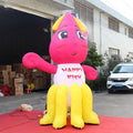 Customized High Inflatable Octopus Cartoon Promotional Digital Print Blow Up Octopus Model For Decoration